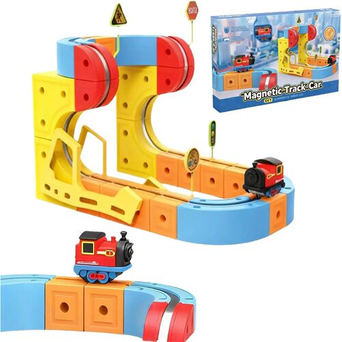 Magnetic Track Car Electric Anti Gravity Magical Track Set D