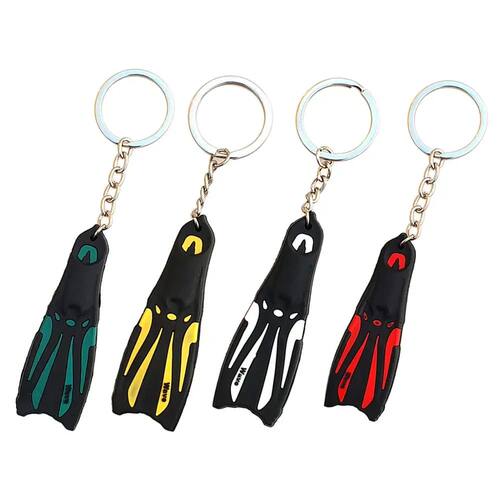 Mini Scuba Diving Fin Key Chain KeyChain Flipper Keyring Div