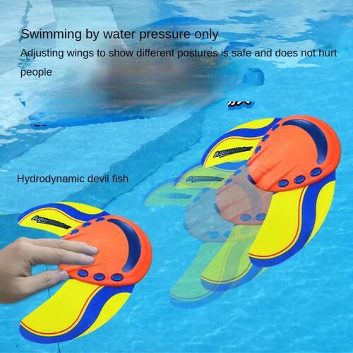 Hydrodynamic Manta Rays Press Forward Children's Baby Beach