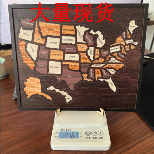 Home Travel Map Puzzle Decoration Wooden Usa Travel Map Puzz
