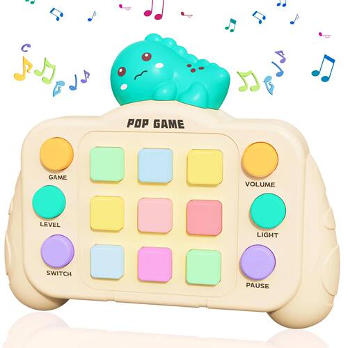 Upgraded Electronic Pop Light Quick Push Game Console Toys f