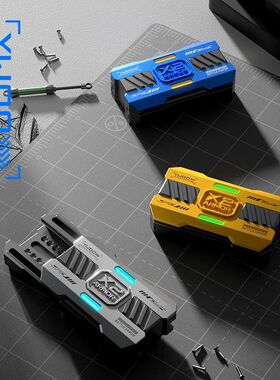 luminous Push Slider Adult EDC Gadgets Metal Fidget Toy Anti