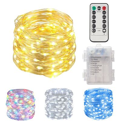 5M-30M LED String Lights Christmas Tree Fairy Lights USB Bat