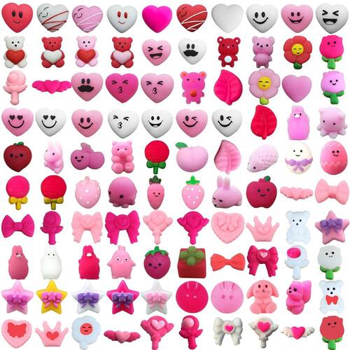 Valentines Day for Boys Girls 12/36Pcs Mini Mochi Squishy To