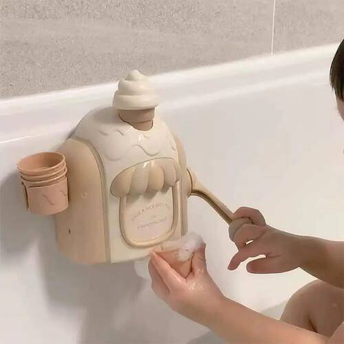 Ice Cream Foam Machine Car Bath Toys Toddler Ice Cream Maker