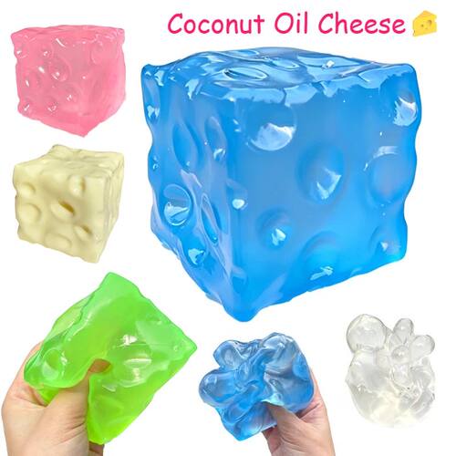 Handmade Coconut Oil Cheese Moldable Squishy Toy Sss Ball No