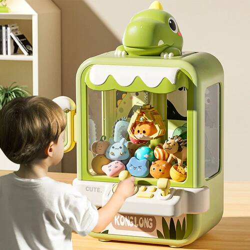 Dinosaur Claw Machine Toys Electronic Arcade Game Adjustable