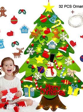 DIY Felt Christmas Tree Christmas Decoration for Home Navida