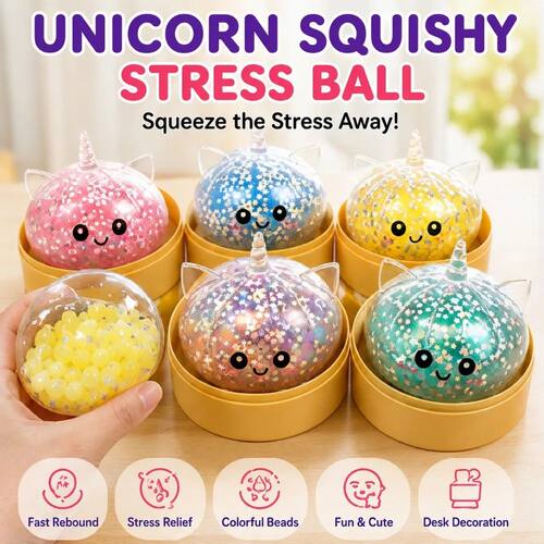 Kawaii Unicorn Dumpling Squishy Toy Fast Rebound Squeeze Fid