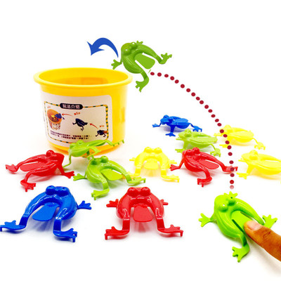 5-50 Pcs Jumping Frog Bounce Fidget Toys For Kids Novelty As