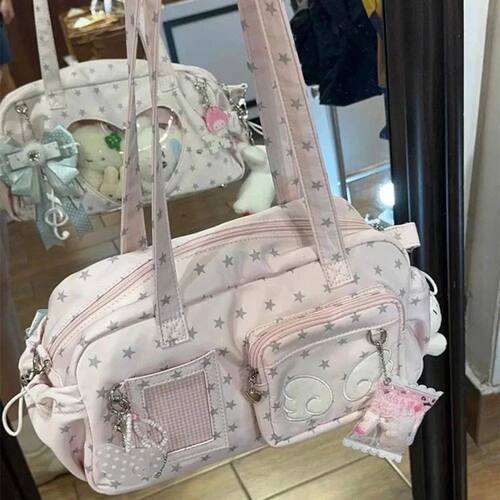 Transparent Women's Ita Bags Y2k Aesthetic All Match Star Pr