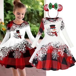 Kids Christmas Dress For Girls Clothes Autumn Winter 2026 Ne