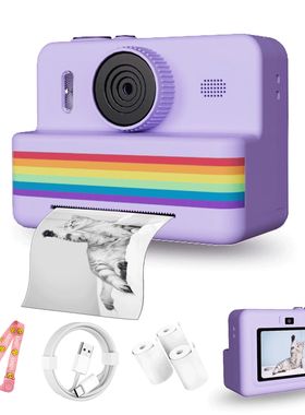 2.8 Inch Large Screen Instant Print Camera, HD Digital Video