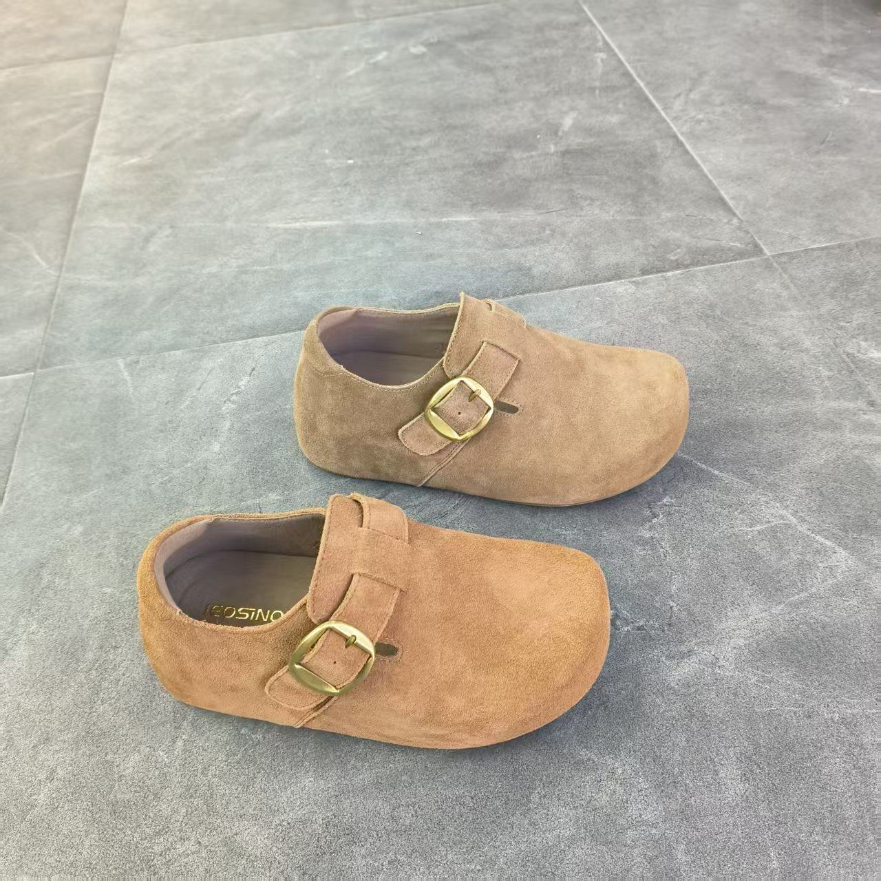 501622092佰诗奴早春新款2026年平底简约时尚魔术贴圆头勃肯鞋女,女鞋,勃肯鞋/软木鞋,淘宝优惠券,粉丝福利购,淘宝优惠卷