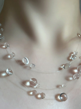 清晨露珠项链高品质小众设计