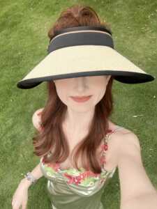 CDLM陈大刘芒 日常不夸张遮阳防晒草帽空顶防紫外线大帽檐显脸小