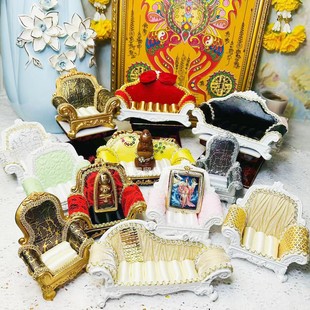 泰国fo牌正品 供台沙发宝座底座四面供桌供奉用品防尘精致好看摆件