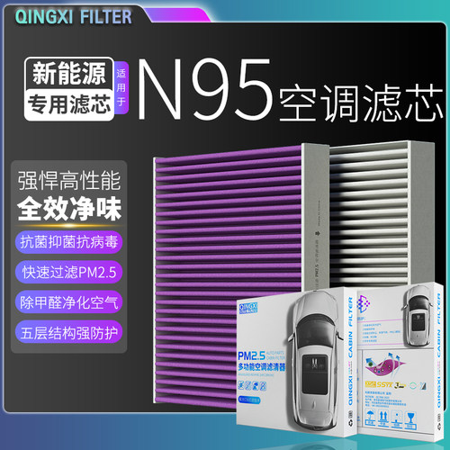 新能源汽车空调滤芯过滤PM2.5