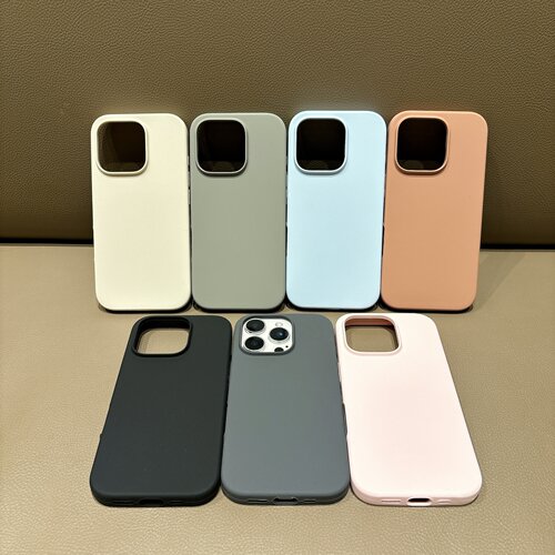 苹果手机壳新款一体按键适用iPhone16ProMax防摔保护套大孔苹果15pro磁吸手机壳纯色液态硅胶14pm简约情侣软
