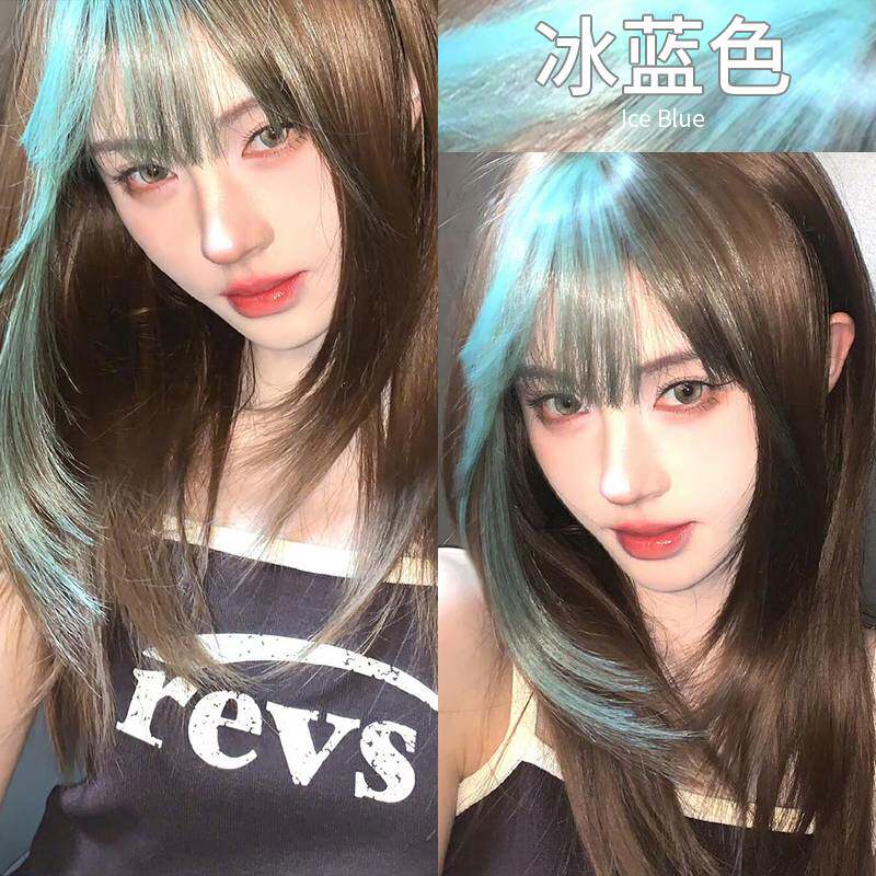 莱雅遐染发膏剂植物显白潮流色挂耳染刘海挑染局部巴黎画染不伤发