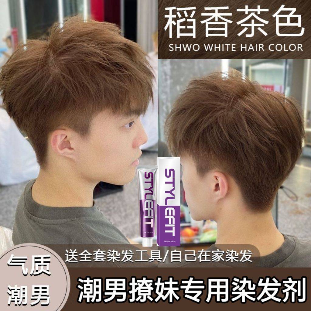 莱雅遐色染发膏男士专用2025流行色潮流色学生自己染头剂免漂显白