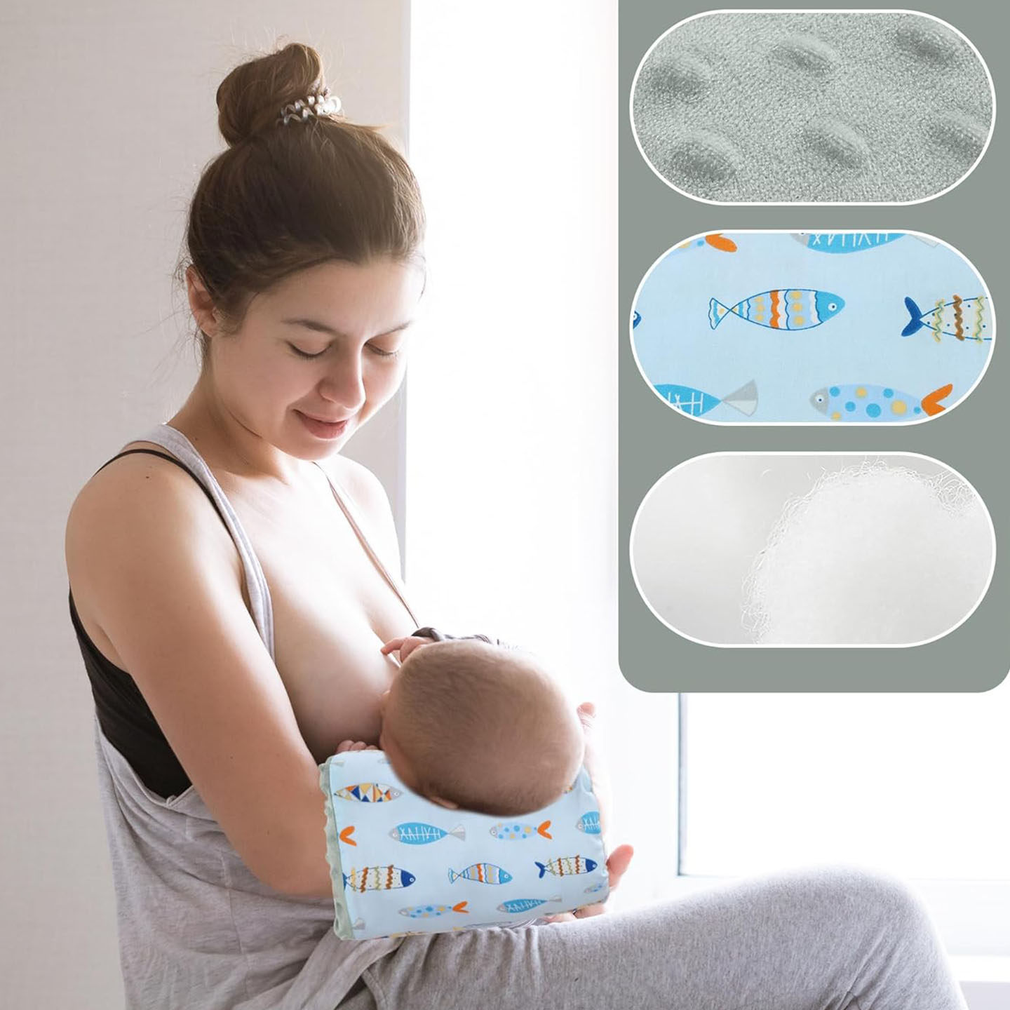 喂奶手臂垫子宝宝安抚枕套胳膊防酸疼婴儿哺乳枕抱娃神器豆豆绒棉,孕妇装/孕产妇用品/营养,哺乳枕,淘宝优惠券,粉丝福利购,淘宝优惠卷