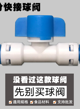 安吉尔净水器2分快接球阀2分PE管