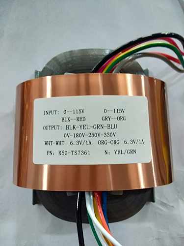 定做胆前级电子管前级变压器60W 180V250V330V+双6.3V纯铜无噪音