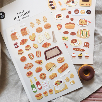 韩国suatelier烘培贴纸新款