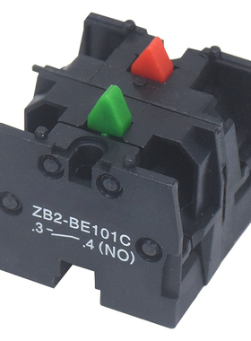 1个XB2系列 ZB2-BE101C 102C按钮开关动静触点底座1常开或1常闭
