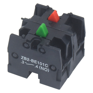 102C按钮开关动静触点底座1常开或1常闭 BE101C 1个XB2系列 ZB2