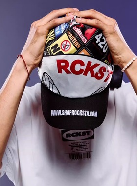 ROCKSTA “GHETTO SOLIDER”系列方巾弯檐帽