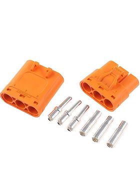 LCC30-F/M大电流防反插3P带卡扣锂电池充电连接器35A压线式紫铜