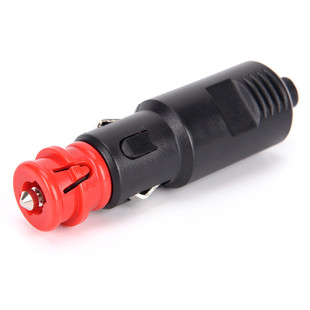 12V24v免焊接汽车点烟器插头公插吸尘器电源线转换延长线母座8A