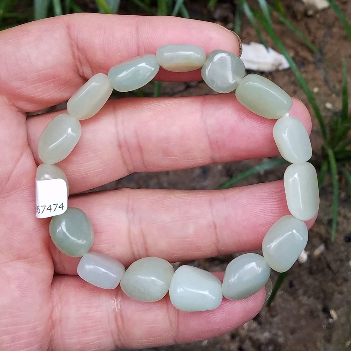 品和田玉籽料原石手链串男女款