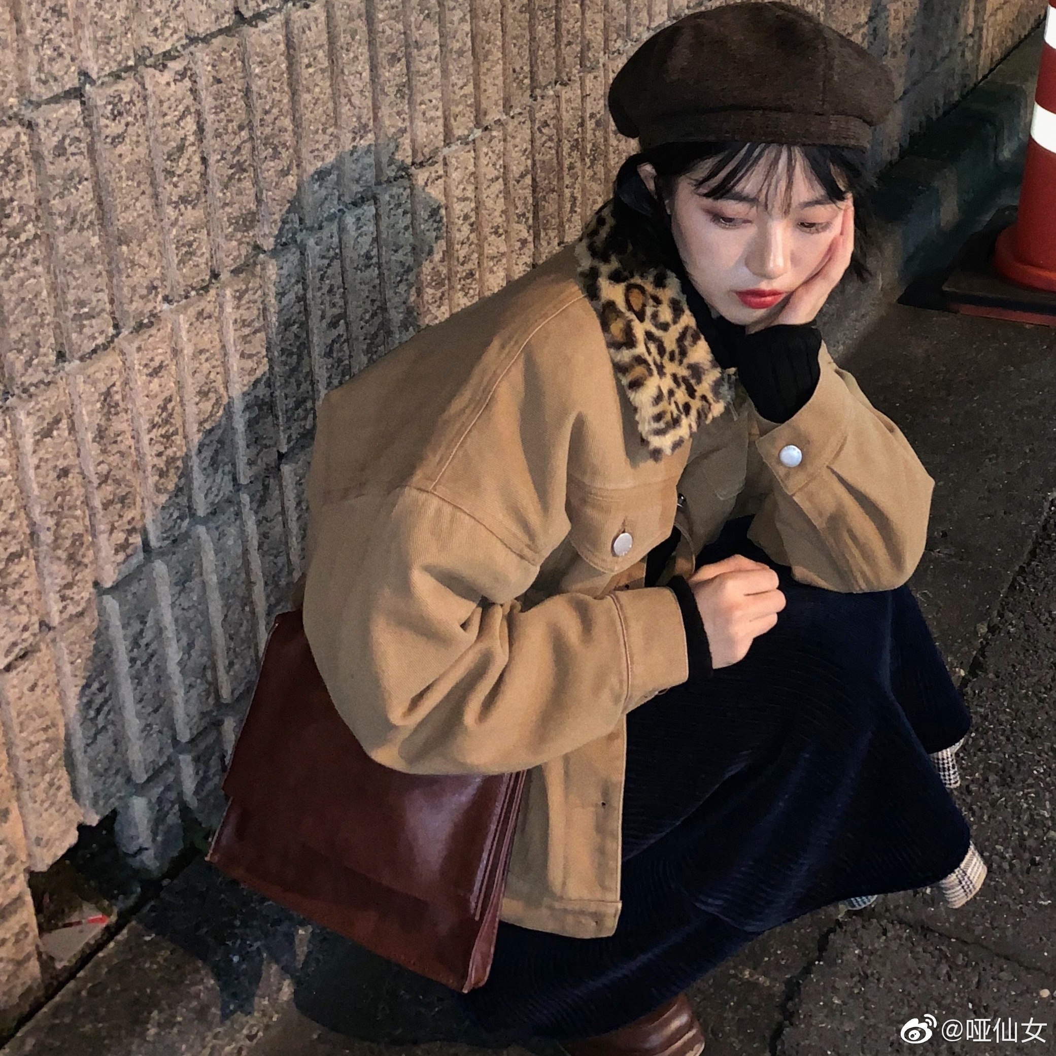 2toyoung 复古豹纹加绒加厚牛仔短外套女 韩版宽松拼接夹克2021冬在类目 女装/女士精品, 短外套中 - 来自Buy2taobao.com提供专业的淘宝代购服务