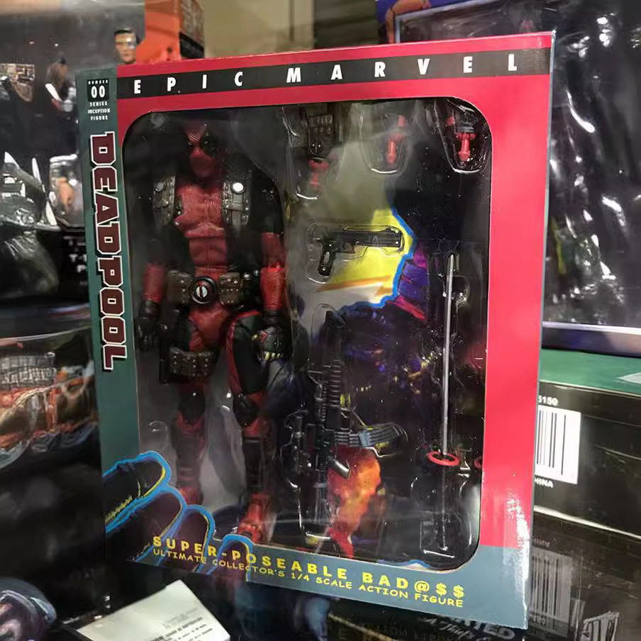 漫威 NECA死侍 复仇联盟者 X战警 DP 7寸盒装超可动人偶 手办