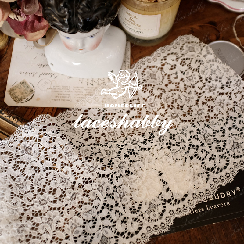 法国进口古法列维斯蕾丝leaves lace手工DIY高定法蕾丝花边-279