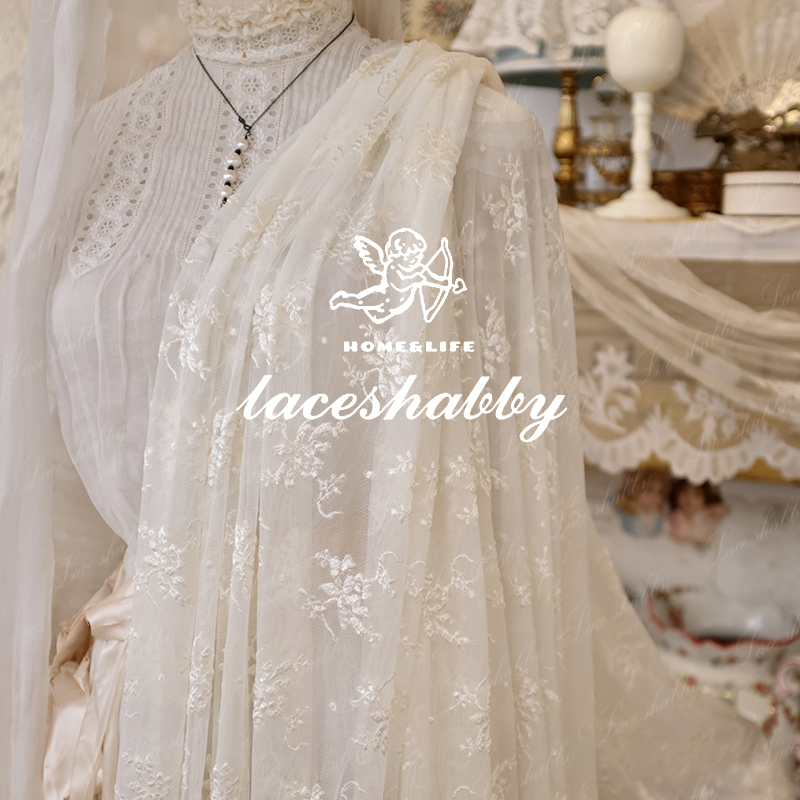 法国进口古法列维斯蕾丝leaves lace手工DIY高定法蕾丝花边-292