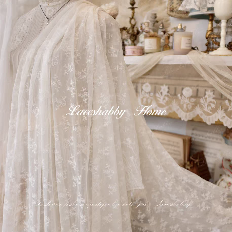 法国进口古法列维斯蕾丝leaves lace手工DIY高定法蕾丝花边-225