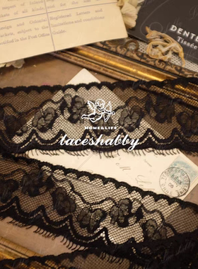 法国国宝级古法列维斯蕾丝leaves lace手工DIY高定蕾丝花边-047