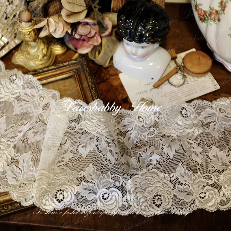 法国进口古法列维斯蕾丝leaves lace手工DIY高定法蕾丝花边-234