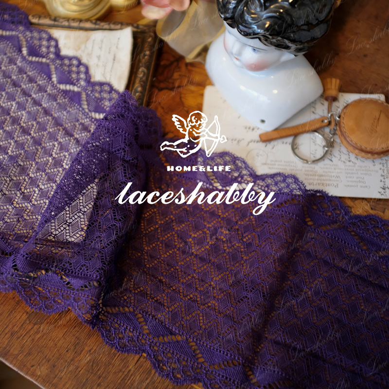 法国进口古法列维斯蕾丝leaves lace手工DIY高定法蕾丝花边-288