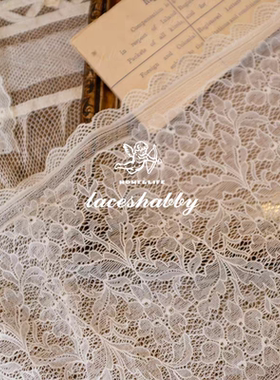 法国国宝级古法列维斯蕾丝leaves lace手工DIY高定蕾丝花边-069
