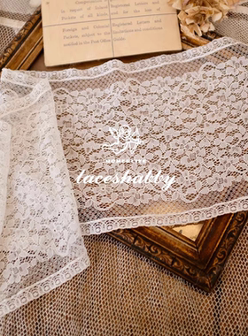 法国国宝级古法列维斯蕾丝leaves lace手工DIY高定蕾丝花边-078