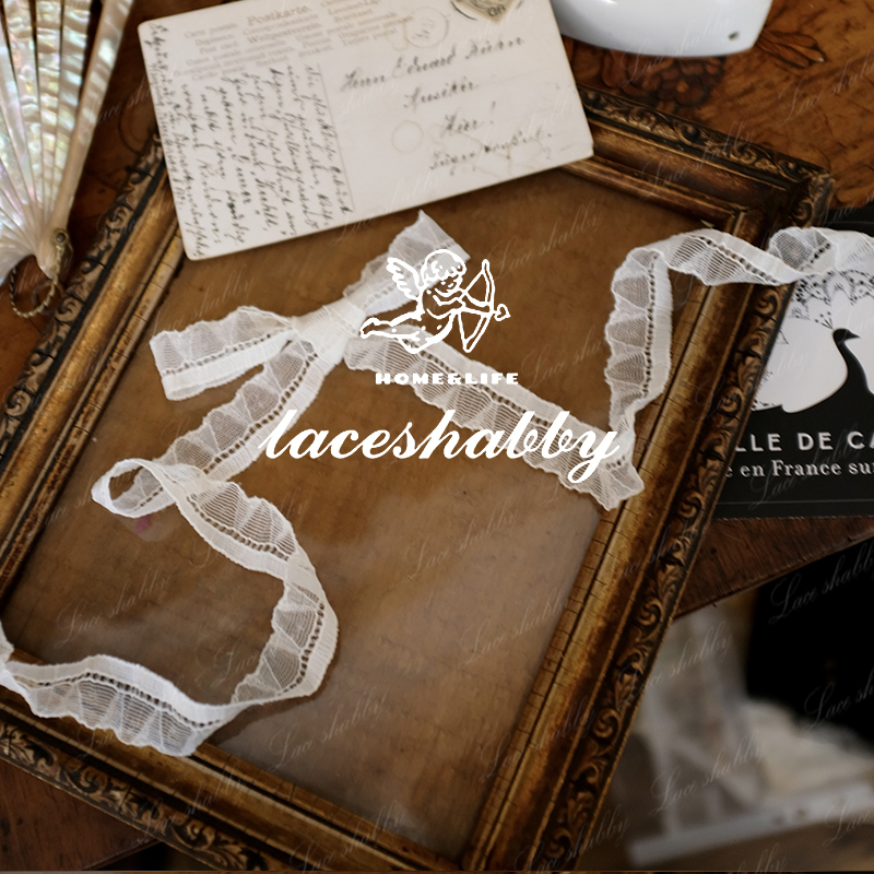 法国进口古法列维斯蕾丝leaves lace手工DIY高定法蕾丝花边-309