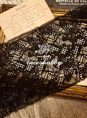 法国国宝级古法列维斯蕾丝leaves lace手工DIY高定蕾丝花边-058