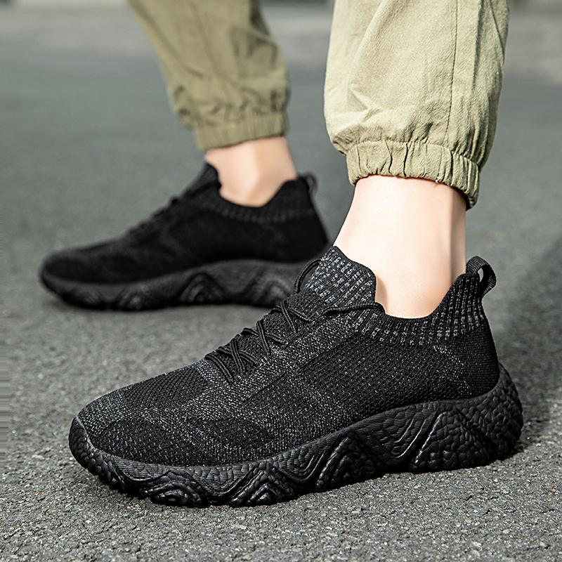 2025新款男士休闲鞋椰子软底舒适透气防滑耐磨懒人运动一脚蹬鞋男