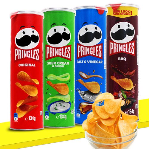 Pringles品客薯片原味酸乳酪洋葱