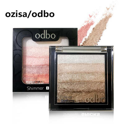 泰国ozisa/odbo渐变色眼影大地色珠光哑光眼影盘 裸妆 桃花化妆盘